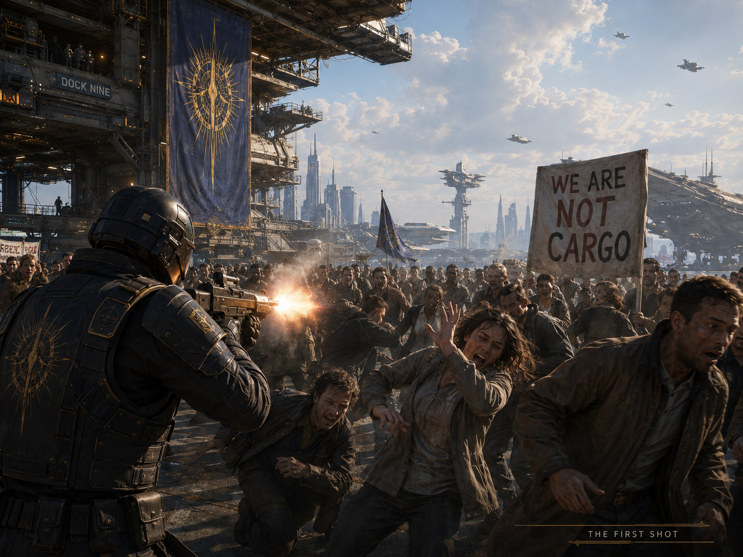 We Are Not Cargo — the shot fired at Dock Nine